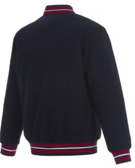 Varsity Washington Wizards Navy Blue Wool Jacket