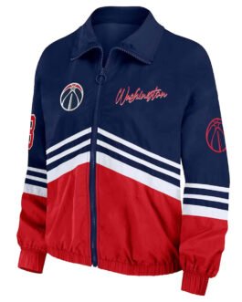 Washington Wizards Throwback Windbreaker Jacket