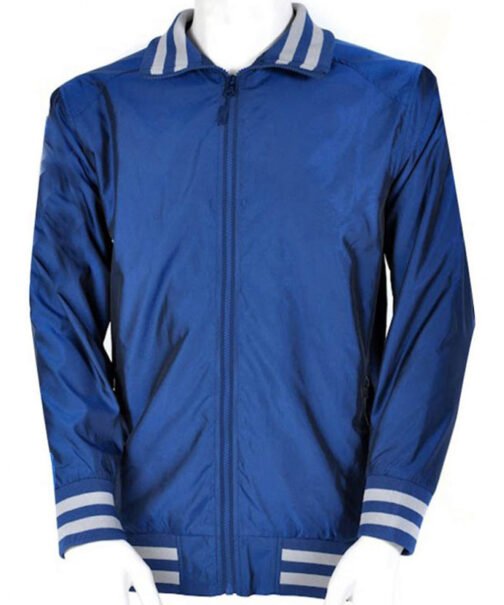 The Watch Blue Bomber Jacket - Image 2