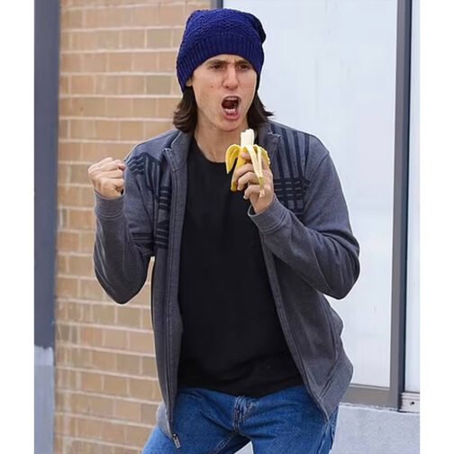 Adam Neumann Wecrashed Fleece Gray Jacket - Image 4