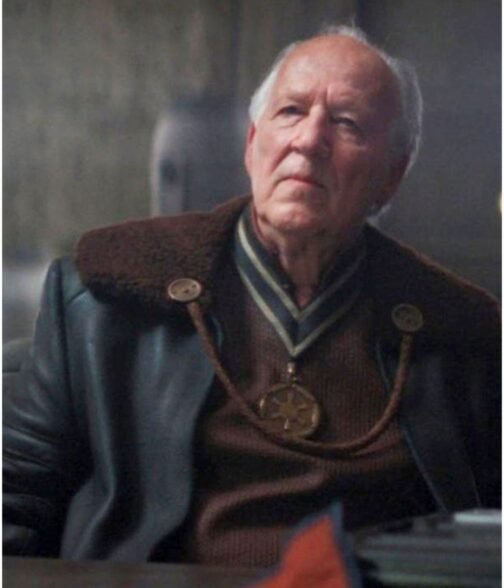 Werner Herzog The Mandalorian Leather Coat - Image 4