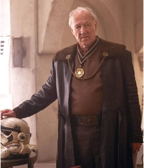 Werner Herzog The Mandalorian Leather Coat - Image 2