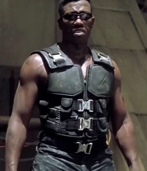Blade Wesley Snipes Leather Vest - Image 2