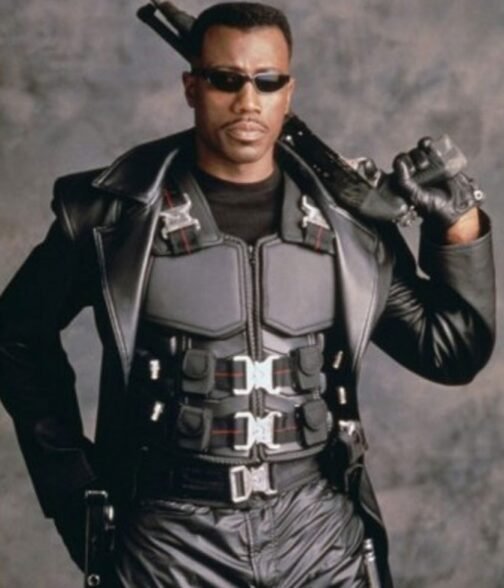 Blade Wesley Snipes Leather Vest - Image 5