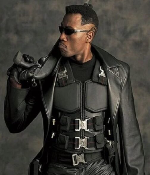 Blade Wesley Snipes Leather Vest - Image 6