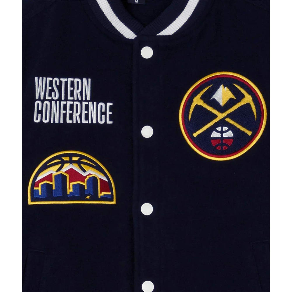 Denver Nuggets Western Conference Varsity Jacket - Image 6