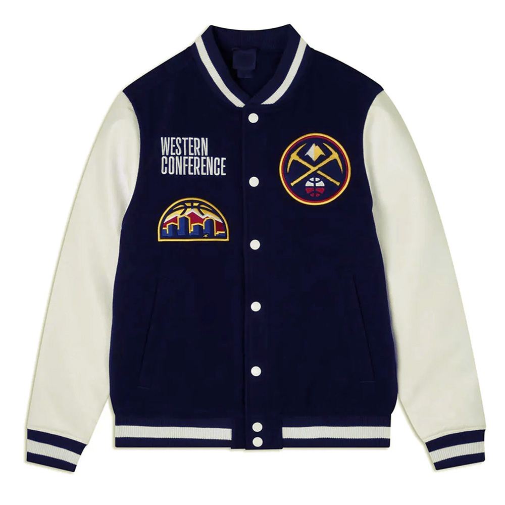 Denver Nuggets Western Conference Varsity Jacket - Image 2