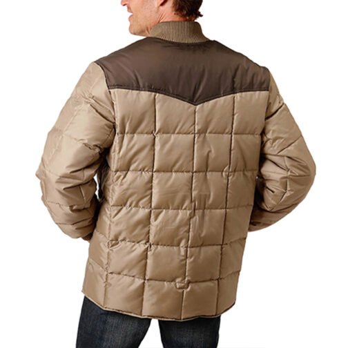 Western Yoke Poly Filled Quilted Jacket - Image 5