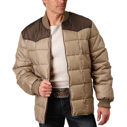 Western Yoke Poly Filled Quilted Jacket