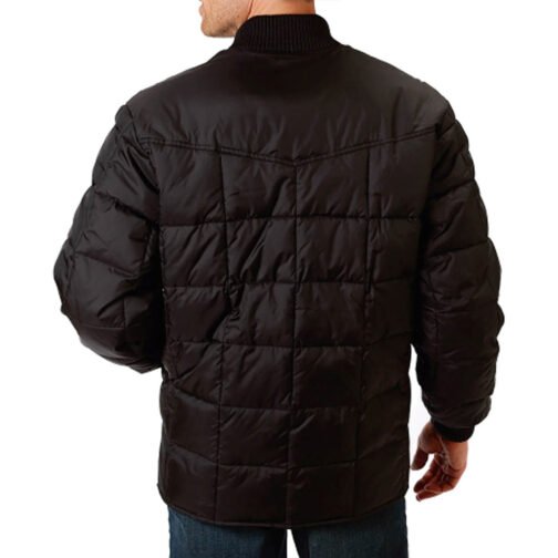 Western Yoke Poly Filled Quilted Jacket - Image 8