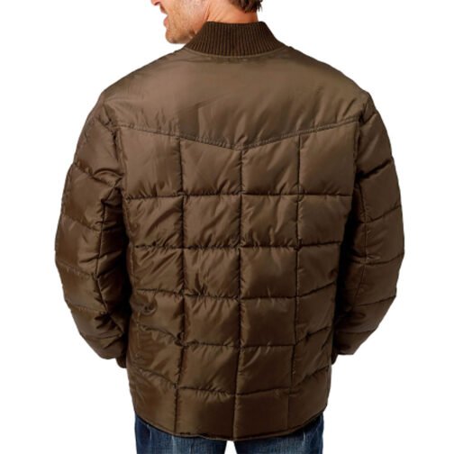 Western Yoke Poly Filled Quilted Jacket - Image 6