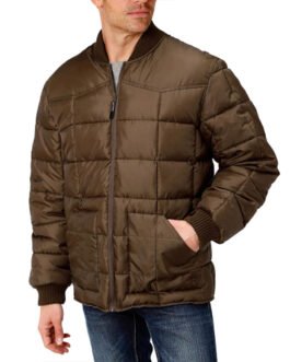 Western Yoke Poly Filled Quilted Jacket