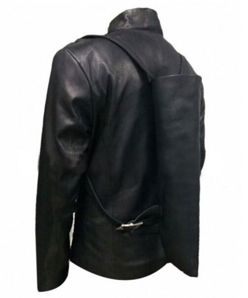 Rodrigo Santoro Westworld Leather Jacket with Quiver - Image 4