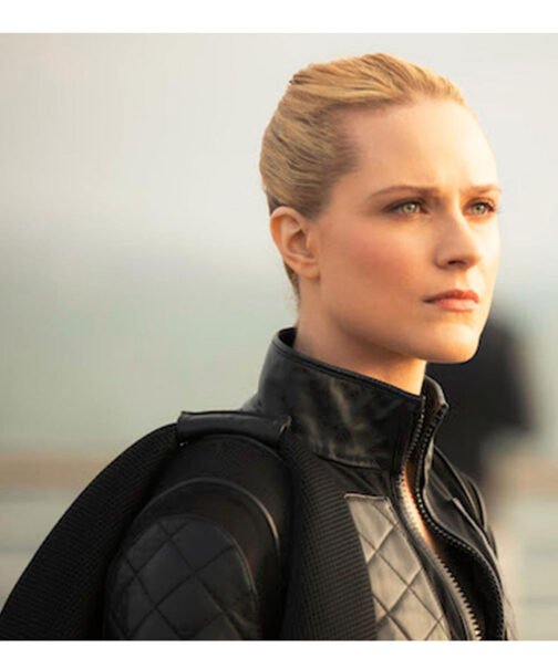 Westworld Evan Rachel Wood Quilted Leather Jacket - Image 10