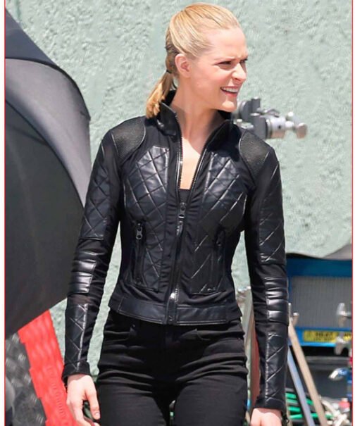 Westworld Evan Rachel Wood Quilted Leather Jacket - Image 2
