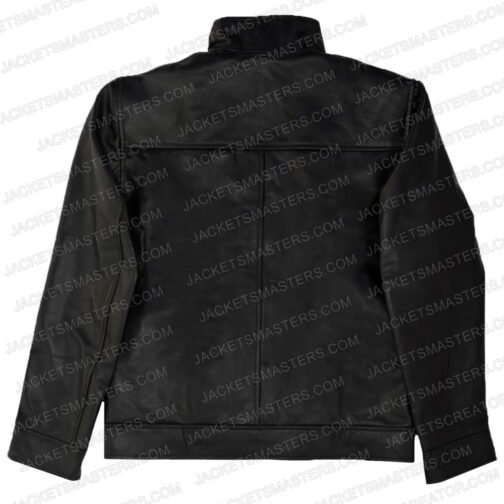 Westworld S04 James Marsden Black Leather Jacket - Image 3