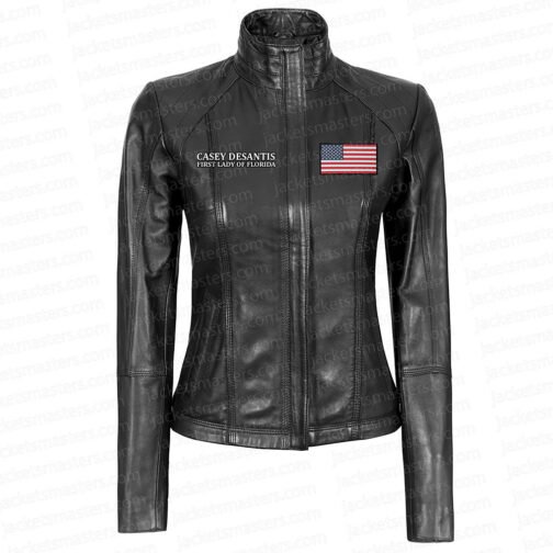 Where Woke Goes to Die Casey Desantis Leather Jacket