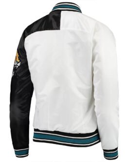 Jacksonville Jaguars Hometown White/Black Satin Jacket