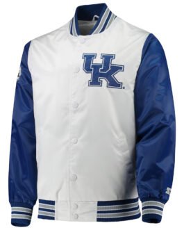 The Legend Kentucky Wildcats White and Blue Jacket
