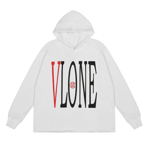 Vlone Clot Staple White Hoodie - Image 2