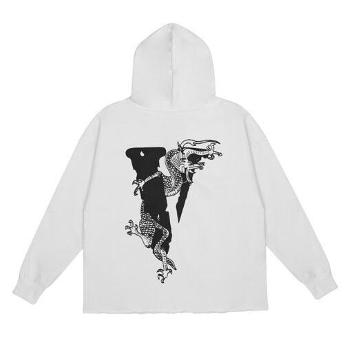 Vlone Clot Staple White Hoodie - Image 4