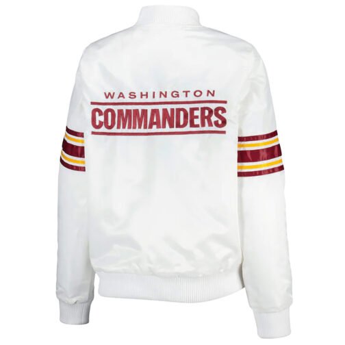Washington Commanders Line Up White Jacket - Image 2