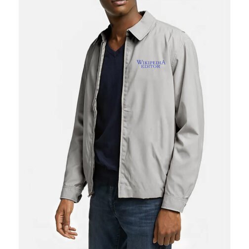 Wikipedia Editor Gray Jacket - Image 3