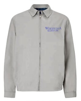 Wikipedia Editor Gray Jacket