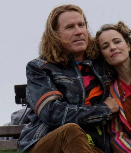 Will Ferrell Eurovision Cafe Racer Leather Jacket - Image 11