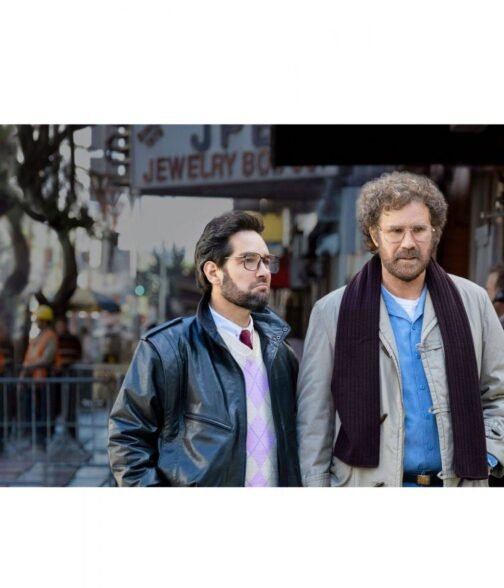 Will Ferrell The Shrink Next Door Duffle Cotton Coat - Image 3