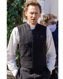 Tom Hiddleston The Essex Serpent Black Wool Vest