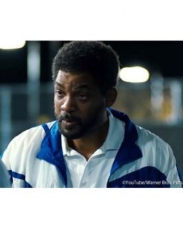 Will Smith King Richard Bomber Blue Jacket