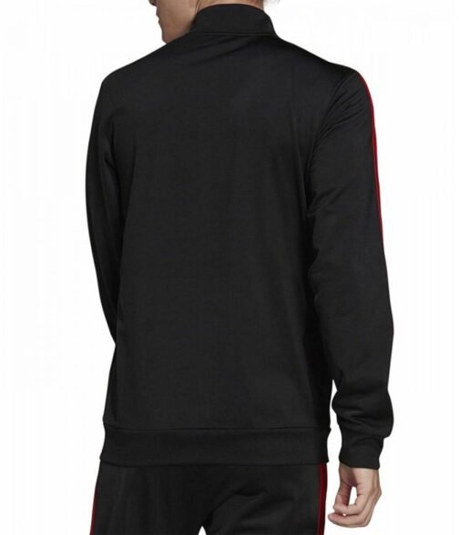 William Zabka Cobra Kai S05 Black Track Jacket - Image 3