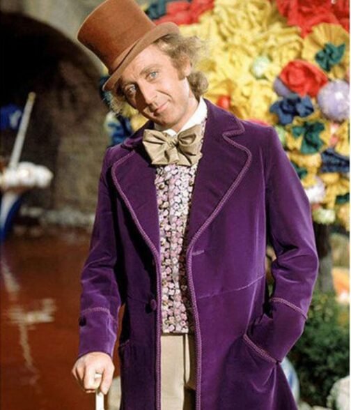 Willy Wonka and the Chocolate Factory Gene Wilder Purple Coat - Image 2