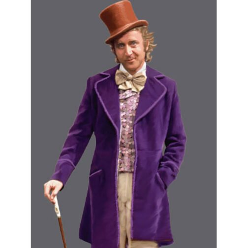 Willy Wonka and the Chocolate Factory Gene Wilder Purple Coat - Image 10