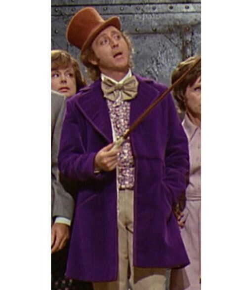 Willy Wonka and the Chocolate Factory Gene Wilder Purple Coat - Image 6
