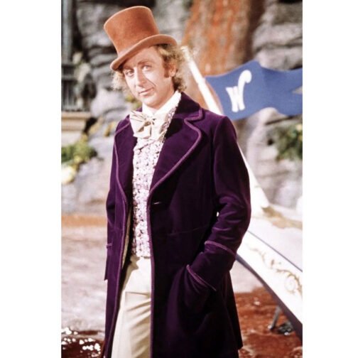 Willy Wonka and the Chocolate Factory Gene Wilder Purple Coat - Image 14
