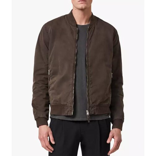 Wilmer Valderrama NCIS Bomber Brown Jacket - Image 4