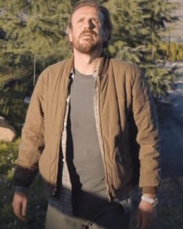 Jason Segel Windfall Brown Bomber Jacket