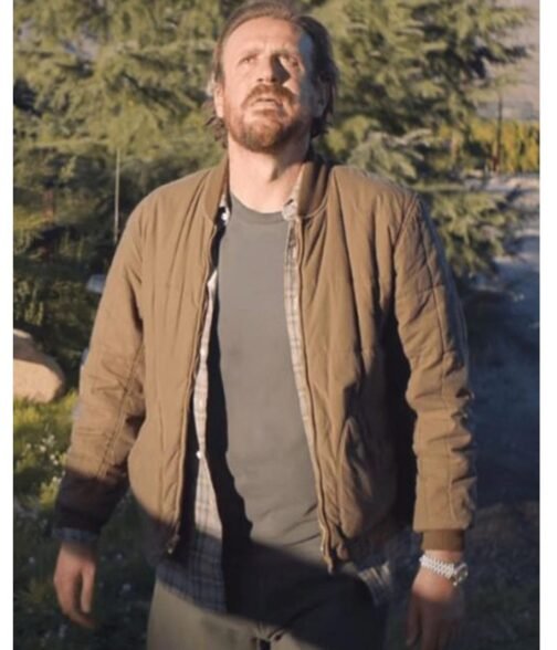 Jason Segel Windfall Brown Bomber Jacket