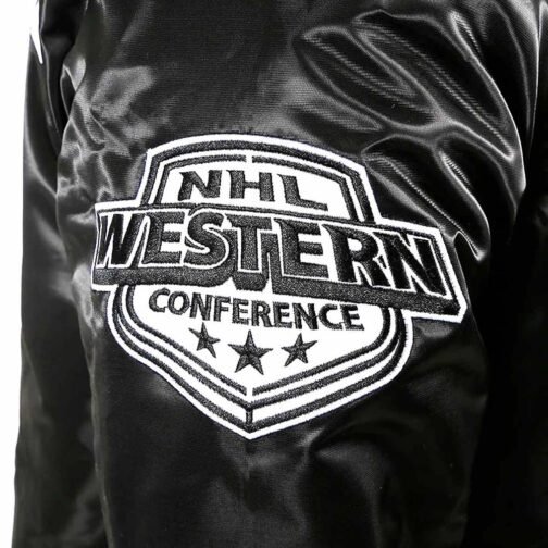Winnipeg Jets Black Ice Satin Jacket - Image 3