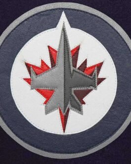 Winnipeg Jets Blue and White Varsity Two-Tone Jacket