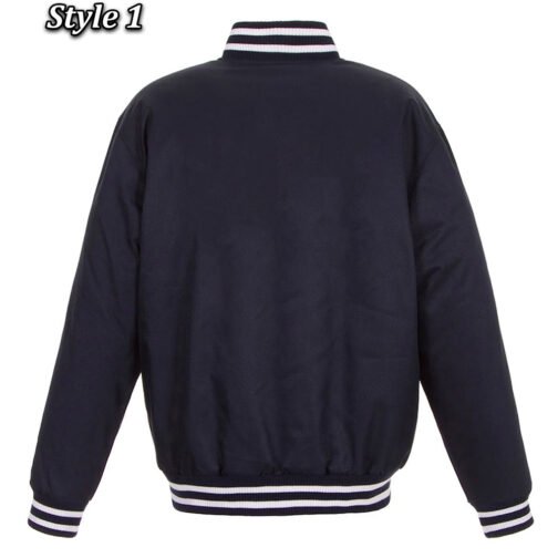 Navy Winnipeg Jets Front Hit Poly Twill Jacket - Image 3