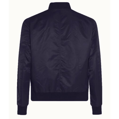 Navy Winnipeg Jets Lightweight Nylon Bomber Jacket - Image 2