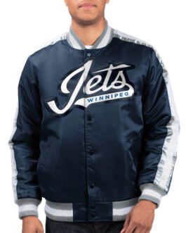 Winnipeg Jets Navy O-Line Jacket