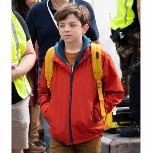 Lyle Lyle Crocodile Winslow Fegley Orange Jacket - Image 7