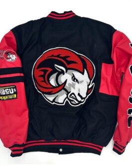Winston-Salem State Rams Ole Skool Letterman Jacket