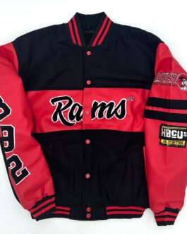 Winston-Salem State Rams Ole Skool Letterman Jacket
