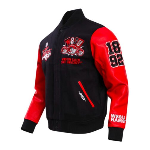 Homecoming Winston-Salem State University Varsity Jacket - Image 3