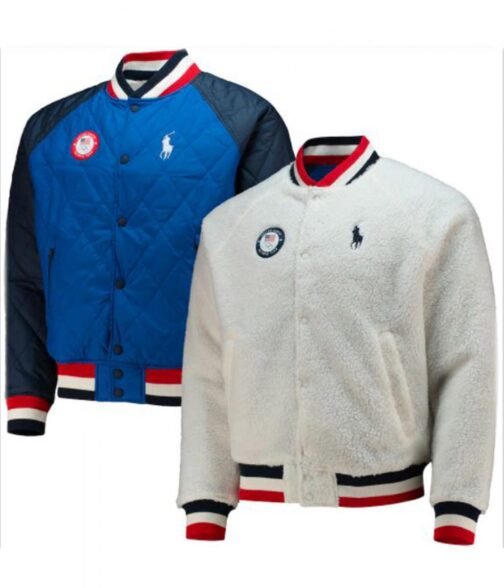 Winter Olympics 2022 Team USA Reversible Raglan Jacket - Image 4